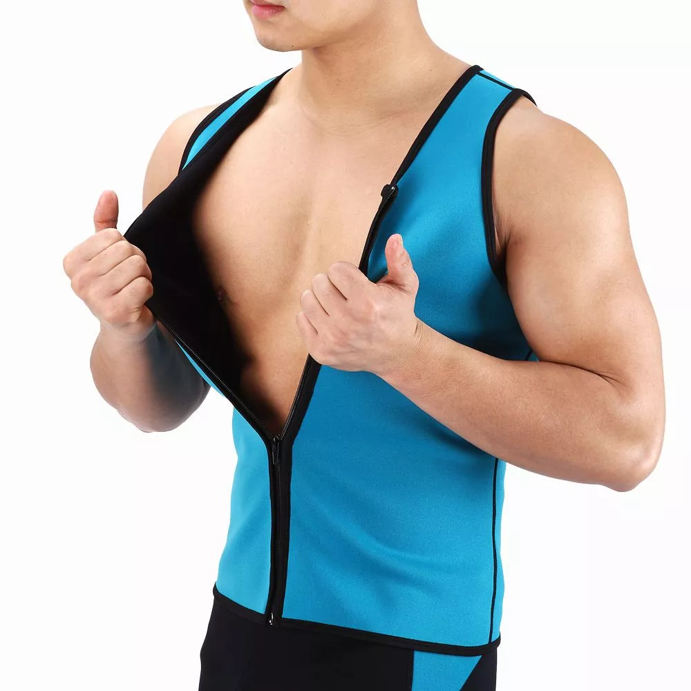 Camisa de sauna para hombres para bajar de peso