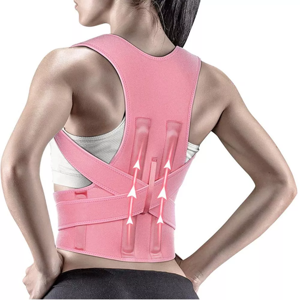 Soporte de espalda completa ajustable para enderezador de hombros