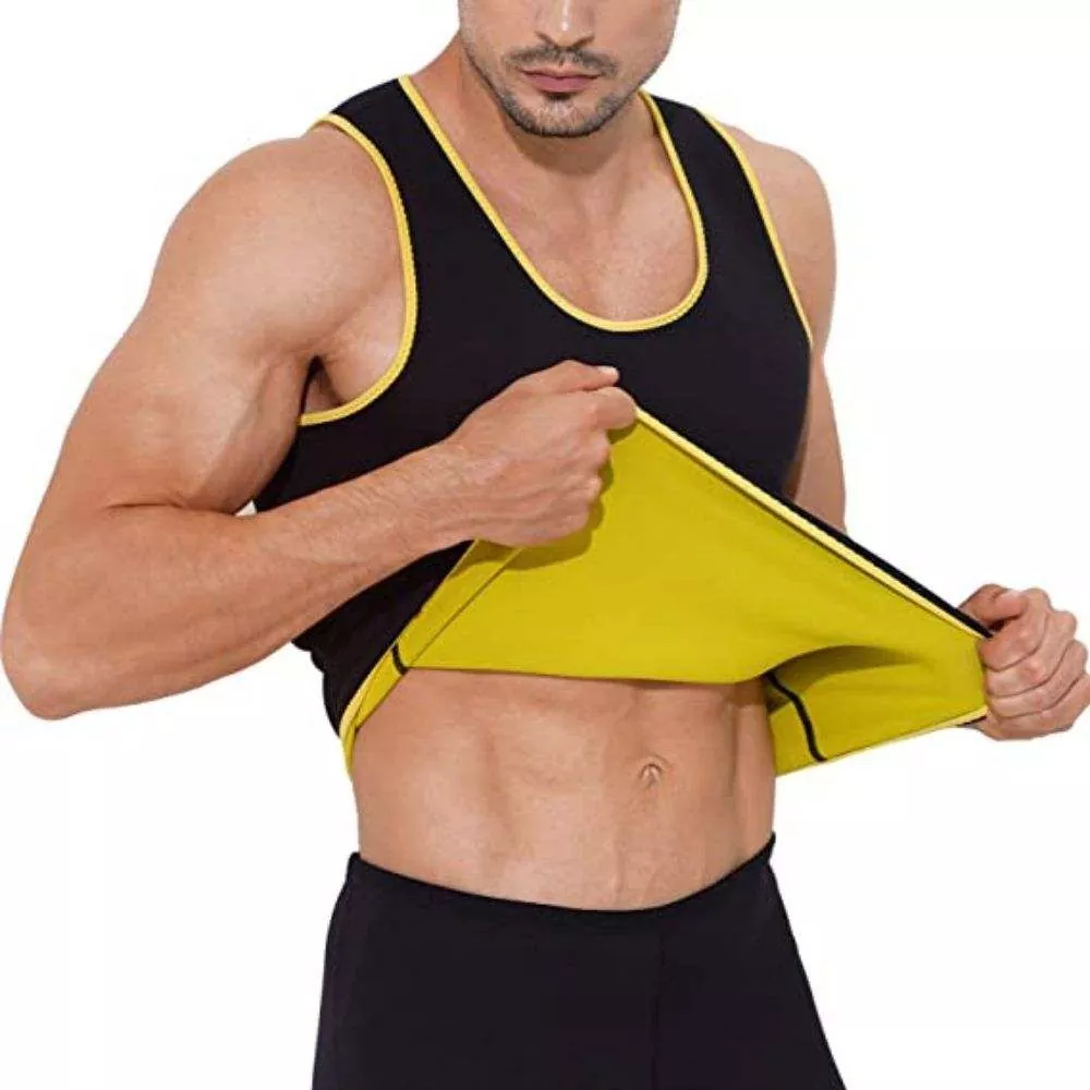 Traje de sauna potenciador de sudor para pérdida de peso y entrenamiento para hombres